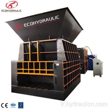 Équipement de cisaillement hydraulique de ferraille de type conteneur